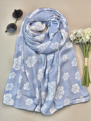 THECARTMAXX Floral Print Viscose Women Stole