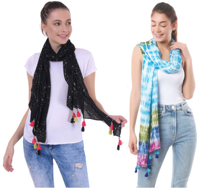 Palatt Printed Viscose Girls Scarf, Stole, Fancy Scarf