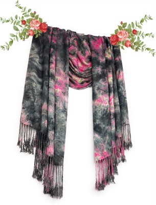 Chandwasia Printed Viscose, Rayon, Satin Blend Men & Women Scarf, Stole