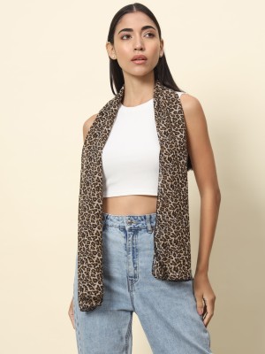 TREND ARREST Animal Print Polyester Women Scarf