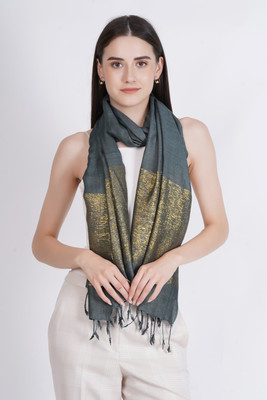 Cashmere Craft Silk Blend Solid Women Dupatta