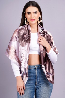 AXOLOTL Printed Satin Blend Women Scarf