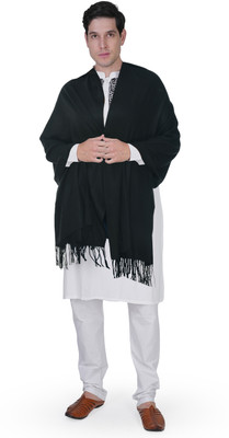 Life and style Solid Wool Blend Men Stole