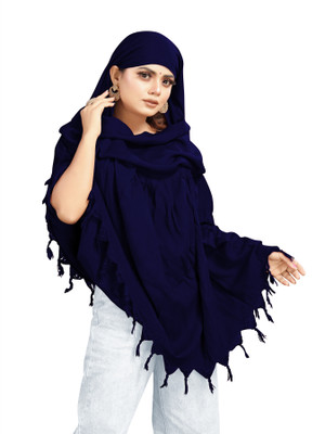 KIRAJENSH ENTERPRISE Solid Cotton Blend Women Fancy Scarf