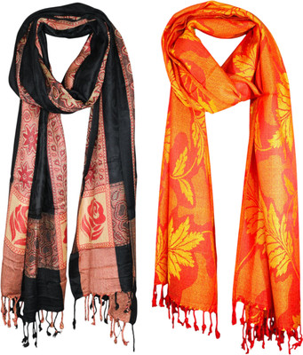 STOLESTUDIO Woven Viscose Girls Fancy Scarf, Stole