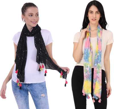 Palatt Printed Viscose Girls Scarf, Stole, Fancy Scarf