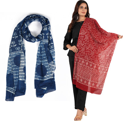 Style 98 Printed Pure Cotton Women Scarf