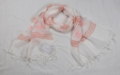 KIRE NE Woven Pure Linen Girls Scarf, Stole