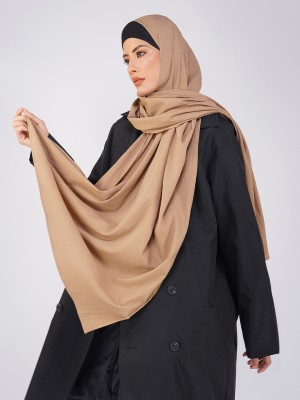 Ana Solid Polyester Women Scarf, Stole