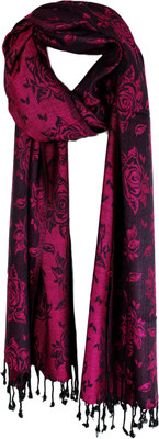 GLIMMERX Printed Viscose Women Stole, Stole, Faux Turtleneck Neck Cover
