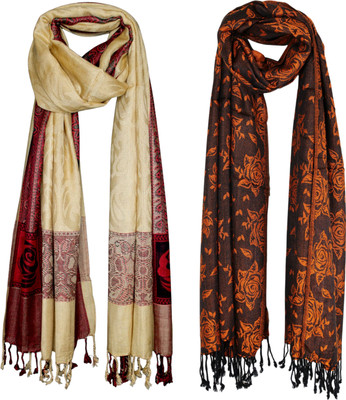 STOLESTUDIO Woven Viscose Girls Fancy Scarf, Stole