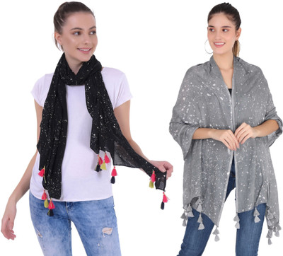 Palatt Printed Viscose Girls Scarf, Stole, Fancy Scarf