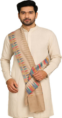 MUFFLY Printed Pure Wool Men Stole