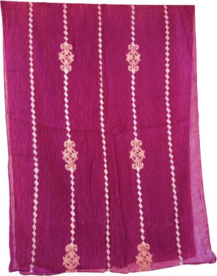 ROZZ Designs Embroidered Cotton Blend Women Fancy Scarf, Scarf, Stole, Faux Turtleneck Neck Cover