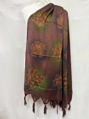 shakti Printed Rayon Women Scarf, Fancy Scarf, Stole, Bluetooth Scarf, Stole, Faux Turtleneck Neck Cover