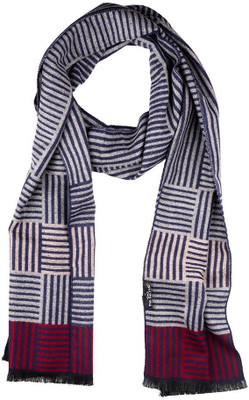 the tie hub Striped Wool Blend Men Scarf