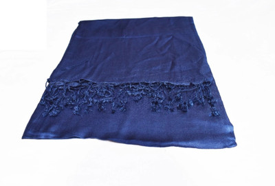 Shopping Store Solid Cotton Blend Men & Women Stole