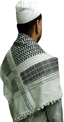 shophome Geometric Print Cotton Blend Men Scarf