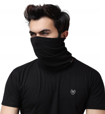 Bismaadh Solid Cotton Blend Men & Women Faux Turtleneck Neck Cover, Scarf