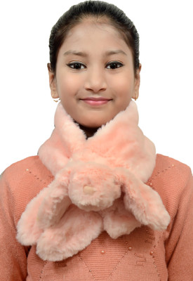 Tricky Shopper Self Design Wool Blend Baby Girls Fancy Scarf