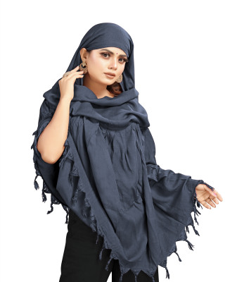 yuvam Solid Cotton Blend Women Scarf