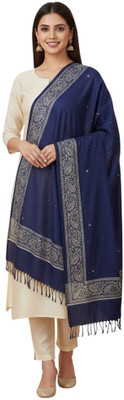 Pashmira Self Design Wool Blend Women Stole