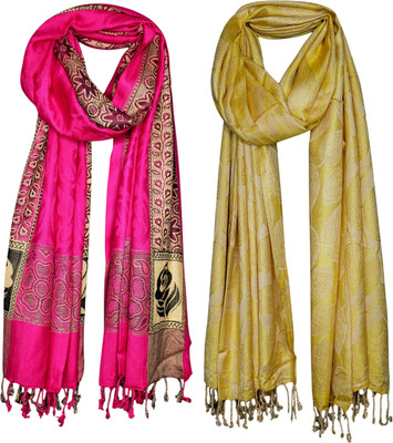 STOLESTUDIO Woven Viscose Girls Fancy Scarf, Stole