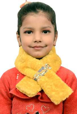 Tricky Shopper Self Design Wool Blend Baby Girls Fancy Scarf