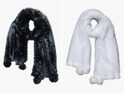 N Vedha Fashion Hub Self Design Wool Blend Men & Women Scarf