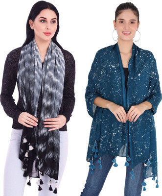 Palatt Printed Viscose Girls Scarf, Stole, Fancy Scarf