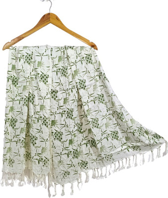 ogs Floral Print, Printed, Self Design Rayon Women Scarf, Stole, Fancy Scarf