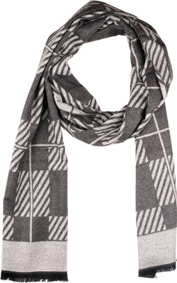 the tie hub Geometric Print Wool Blend Men Scarf