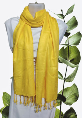 Saba Solid Rayon Women Fancy Scarf, Stole, Scarf