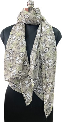 stylish diva Floral Print Cotton Blend Women Stole