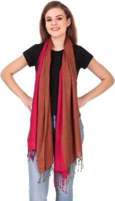 RakhiGift Striped Viscose Women Stole, Scarf, Fancy Scarf