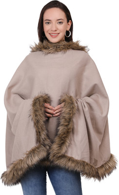 Life and style Solid Wool Blend Women Stole
