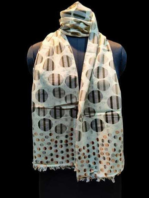 rudraoverseas Polka Print Cotton Blend Women Scarf