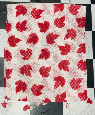 Sageer Traders Printed Cotton Viscose Blend Women Scarf, Fancy Scarf, Stole