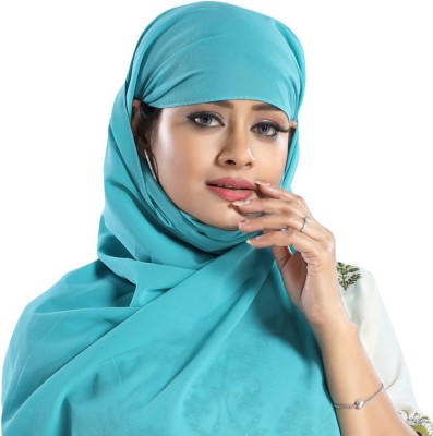 NISAFASHION Solid Georgette Women Scarf