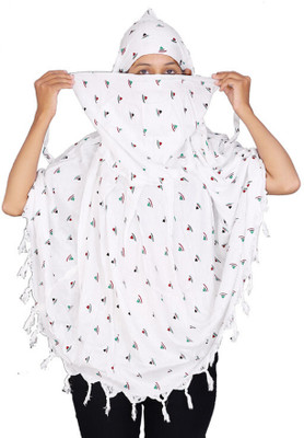 HOJIAX Printed Pure Cotton Women Fancy Scarf