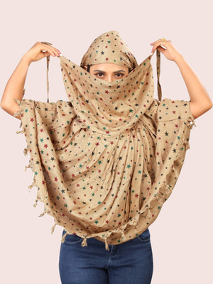 SHREEJI ENTERPRISE Printed Rayon Women Scarf, Fancy Scarf, Faux Turtleneck Neck Cover