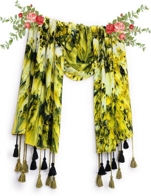 Chandwasia Printed Rayon Men & Women Scarf, Stole, Fancy Scarf