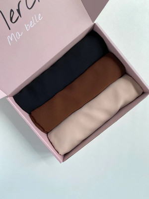 hijabcurl Solid Georgette, Chiffon Women Scarf, Stole