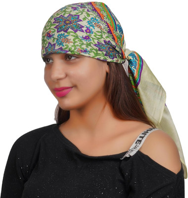 MIKONIKO Floral Print Pure Wool Women Fancy Scarf