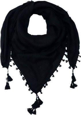 Blooming Faith Solid Cotton Blend Men & Women Scarf