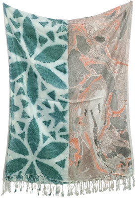 ogs Floral Print, Graphic Print, Printed Rayon Women Scarf, Stole, Fancy Scarf