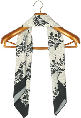 Beau Design Floral Print Polyester Women Fancy Scarf