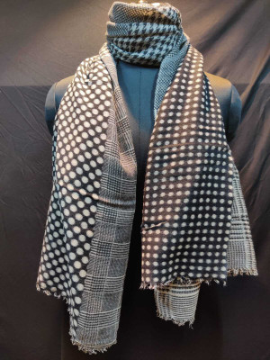 rudraoverseas Printed Wool Blend Women Scarf
