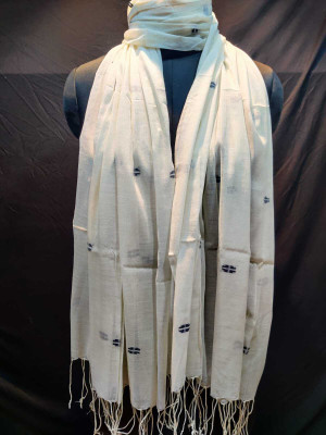 rudraoverseas Embroidered Pure Cotton Women Scarf