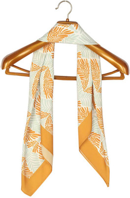 Beau Design Floral Print Polyester Women Fancy Scarf